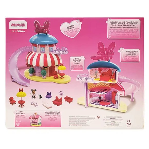 Disney Collection | Minnie Mouse House Play Set | Lights and Sounds Imaginative - Picture 2 of 7